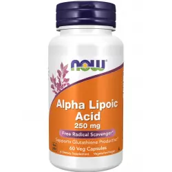 NOW FOODS Alpha Lipoic Acid 250 mg – Альфа-липоевая кислота Антиоксиданты, Q10