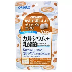 ORIHIRO Кальций с витамином D со вкусом кофе Минералы раздельные