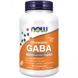 NOW FOODS GABA 500 mg Chewable Адаптогены