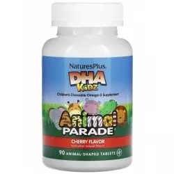 NaturesPlus Animal Parade DHA Kidz Omega-3 Omega 3, Жирные кислоты