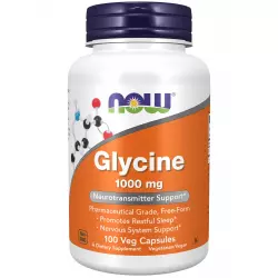 NOW FOODS Glycine 1000 mg Аминокислоты раздельные