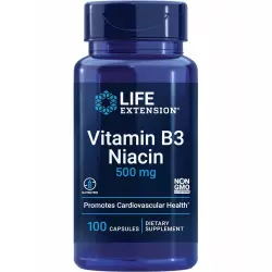 Life Extension Vitamin B3 Niacin 500 mg Витамины группы B