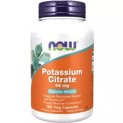 NOW FOODS Potassium Citrare 99 mg - Цитрат Калия Минералы раздельные