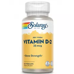 Solaray Vitamin D-2, Dry - 25mcg Витамин D