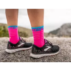 Compressport Носки Run Ultralight High v3 Розовый Компрессионные носки
