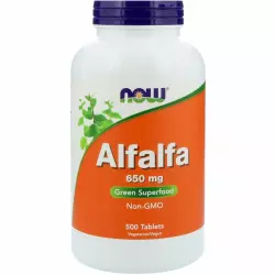 NOW Alfalfa 650 мг Антиоксиданты, Q10