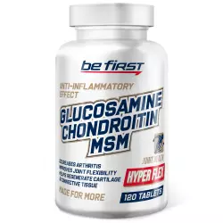 Be First Glucosamine Chondroitin MSM Hyper Flex (глюкозамин хондроитин МСМ Гипер Флекс) Суставы, связки