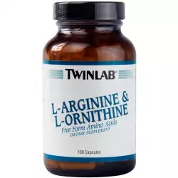 Twinlab L-Arginine L-Ornithine 1000/500 mg Аминокислоты раздельные