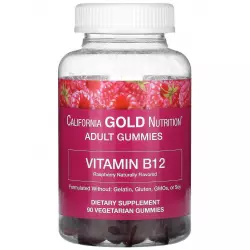 California Gold Nutrition Vitamin B12 Gummiesr, 3000 mcg Витамины группы B
