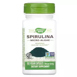 Nature-s Way Spirulina Антиоксиданты, Q10