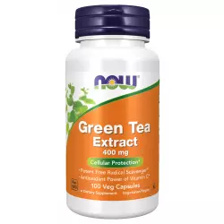 NOW FOODS Green Tea Extract 400 mg Антиоксиданты, Q10