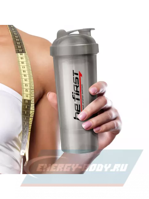 Be First Shaker Slim TS1349 350 мл 350 мл, Серый Be First Shaker Slim TS1349 350 мл 350 мл, Серый