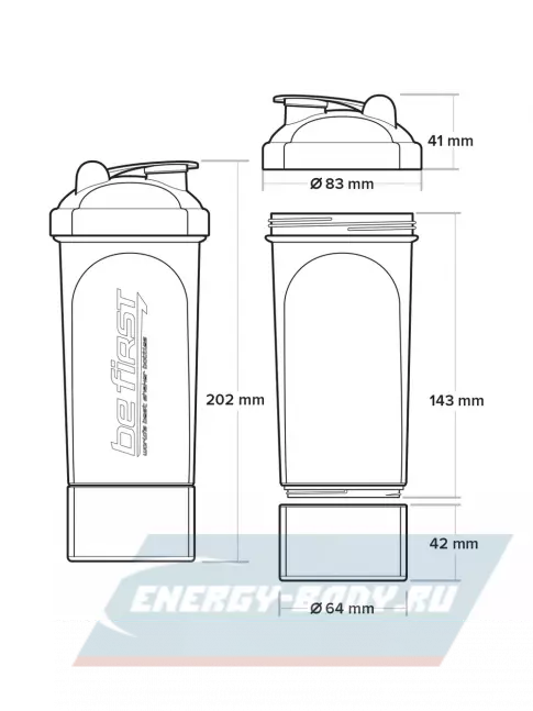  Be First Shaker Slim TS1349 350 мл 350 мл, Коралловый