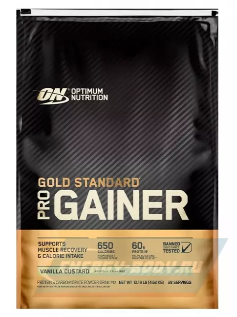 Гейнер Optimum Nutrition Pro Gainer 4620 г, Ваниль