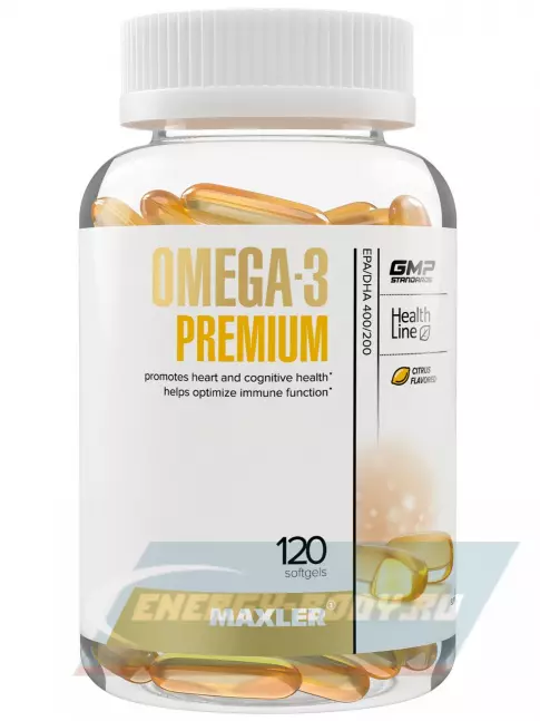Omega 3 MAXLER Omega-3 Premium 120 капсул