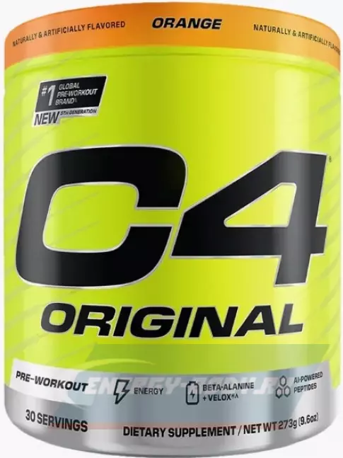 Предтерник Cellucor C4 Pre-Workout 273 г, Апельсин