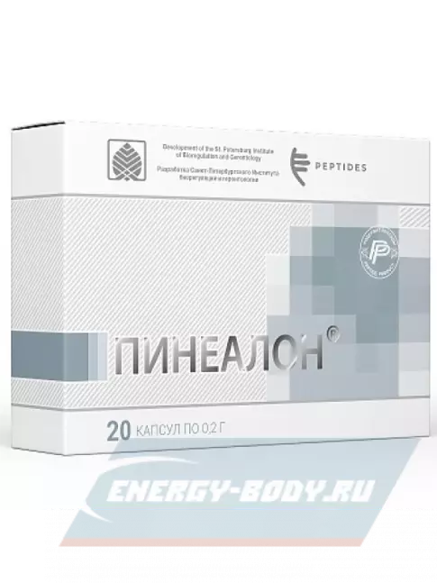  PEPTIDES Пинеалон (Pinealon) 20 капсул