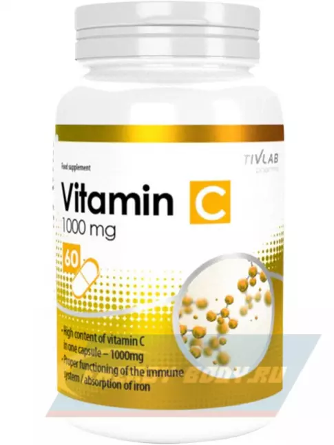  ActivLab Vitamin C 1000 mg 60 капсул, Нейтральный