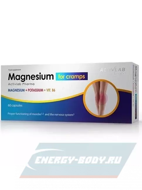  ActivLab Magnesium for cramps 60 капсул