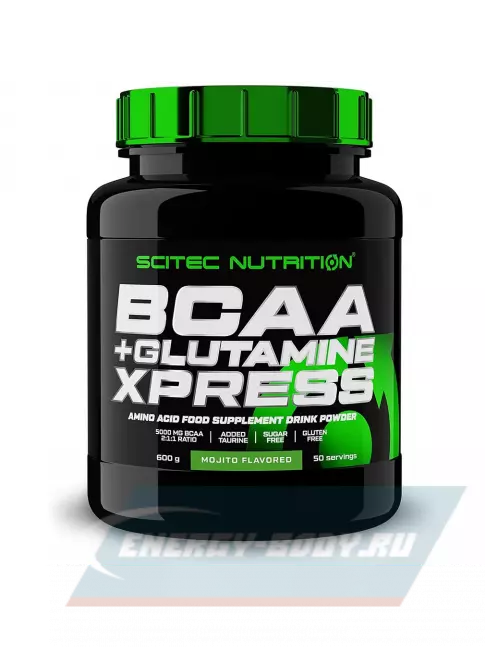 ВСАА Scitec Nutrition BCAA + Glutamine Xpress 600 г, Мохито