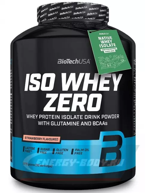 BioTechUSA Iso Whey Zero 2270 г, Клубника BioTechUSA Iso Whey Zero 2270 г, Клубника
