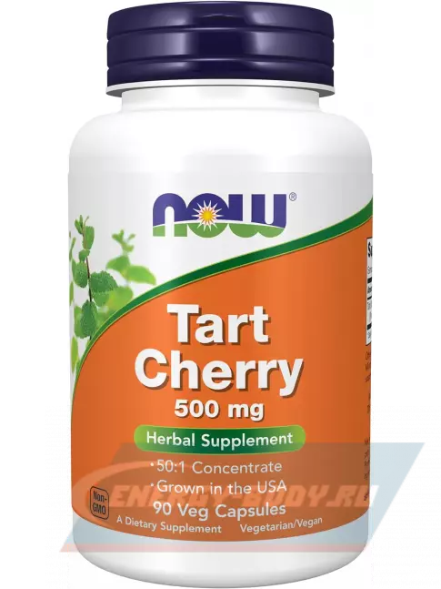  NOW FOODS Tart Cherry 500 mg 90 веган капсул