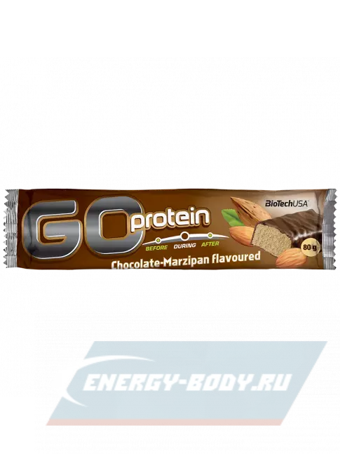 Батончик протеиновый BioTechUSA Go Protein Bar 1 батончик, Шоколад-марципан