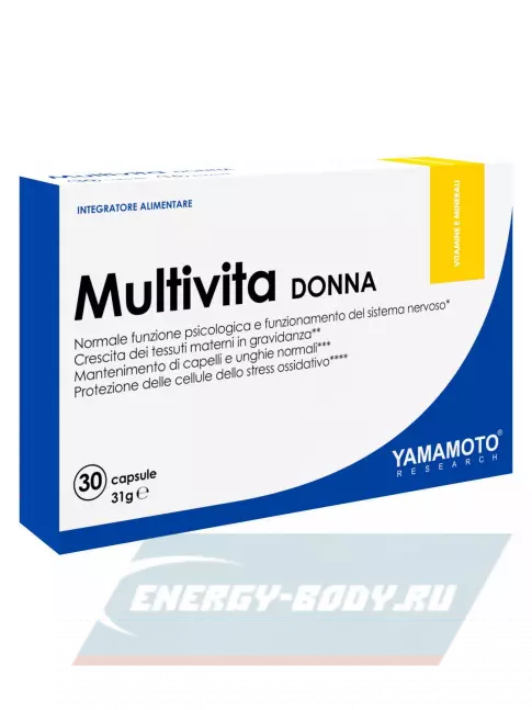  Yamamoto Multivita Donna 30 капсул