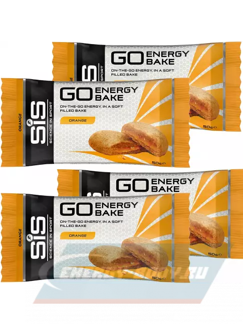 Батончик энергетический SCIENCE IN SPORT (SiS) GO Energy Bake 4 х 50 г, Апельсин Батончик энергетический SCIENCE IN SPORT (SiS) GO Energy Bake 4 х 50 г, Апельсин
