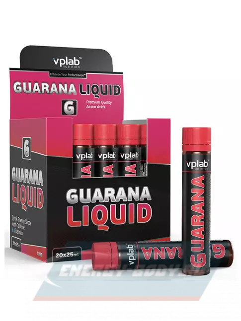 Энергетик VP Laboratory GUARANA LIQUID 20x25 мл, Лайм