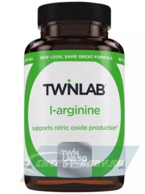  Twinlab L-Arginine 500 mg 100 капсул