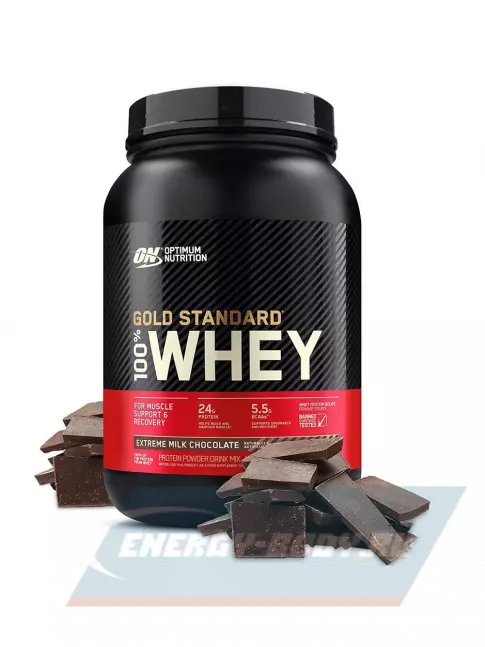  Optimum Nutrition 100% Whey Gold Standard 907 г, Молочный шоколад