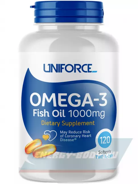 Omega 3 Uniforce Omega-3 1000 mg 120 капсул