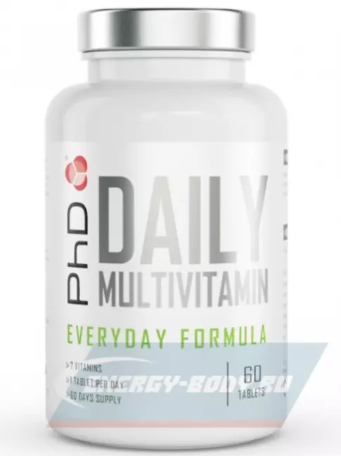  PhD Nutrition PHD VMS MULTIVITAMIN DAYLI, 60 капсул