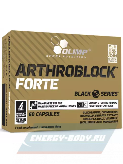 Суставы, связки OLIMP ARTHROBLOCK FORTE SPORT EDITION 60 капсул