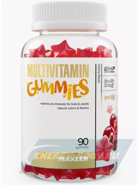  MAXLER Multivitamin Gummies 90 мармеладок, Вишня