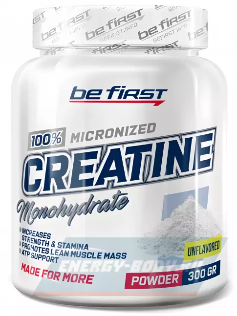  Be First Creatine Micronized Powder (креатин моногидрат) 300 г, Нейтральный