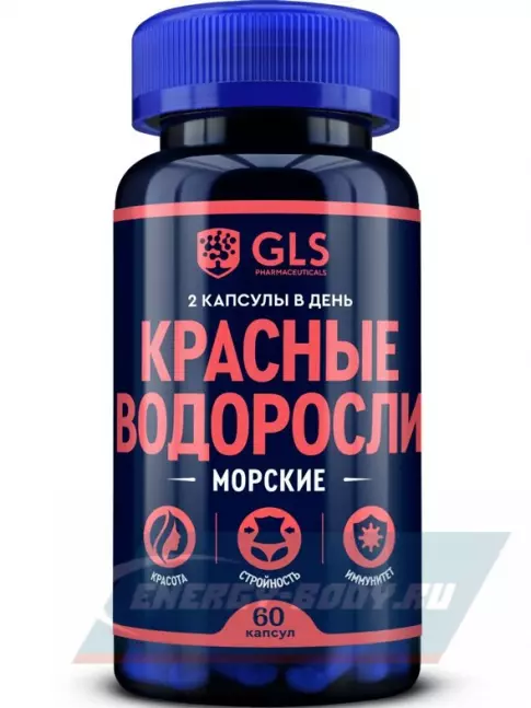  GLS pharmaceuticals Красные морские водоросли (с йодом) 60 капсул