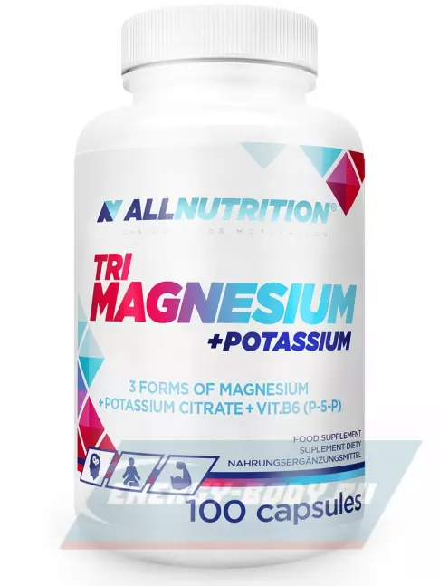  All Nutrition TRI MAGNESIUM + POTASSIUM 100 капсул