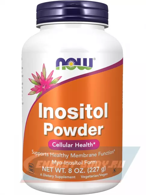 NOW FOODS Inositol Pure Power Витамин B8 227 г, Натуральный NOW FOODS Inositol Pure Power Витамин B8 227 г, Натуральный