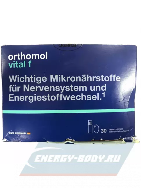 Orthomol Orthomol Vital f liquid (жидкость+капсулы) курс 30 дней Orthomol Orthomol Vital f liquid (жидкость+капсулы) курс 30 дней
