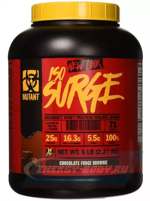  Mutant Iso Surge 2270 г, Шоколадный Брауни