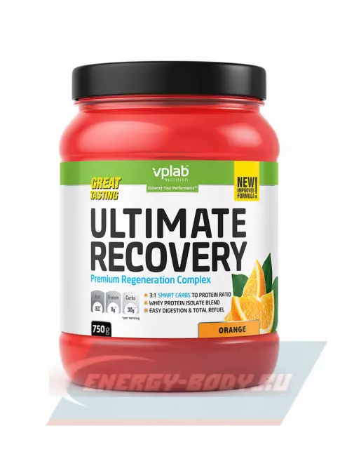 Предтерник VP Laboratory Ultimate Recovery 750 г, Апельсин