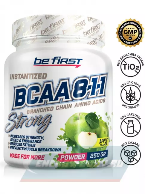 ВСАА Be First BCAA 8:1:1 Instantized powder 250 г, Яблоко