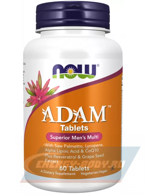 NOW FOODS ADAM Tablets Multi 60 таблеток