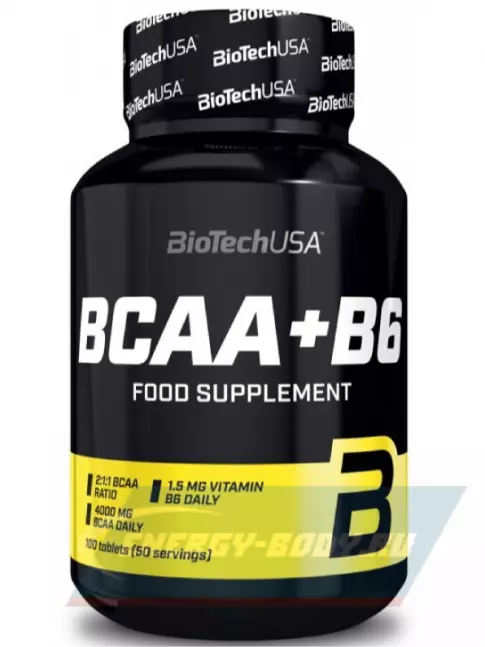 ВСАА BioTechUSA BCAA 2:1:1 + B6 200 таблеток
