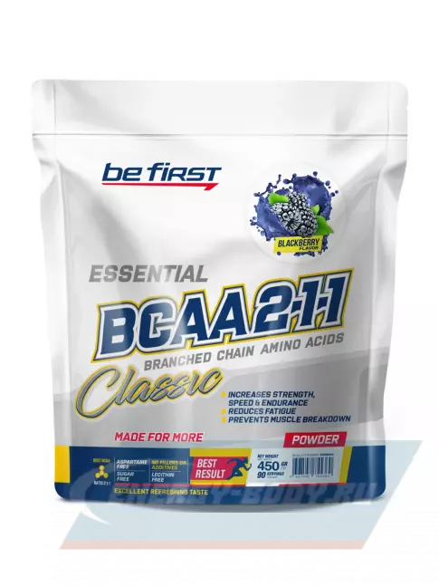 ВСАА Be First BCAA  Classic 450 г, Ежевика