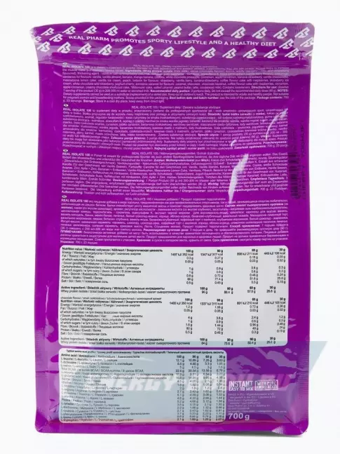  Real Pharm Real Isolate 100 700 г, Арахисовая паста