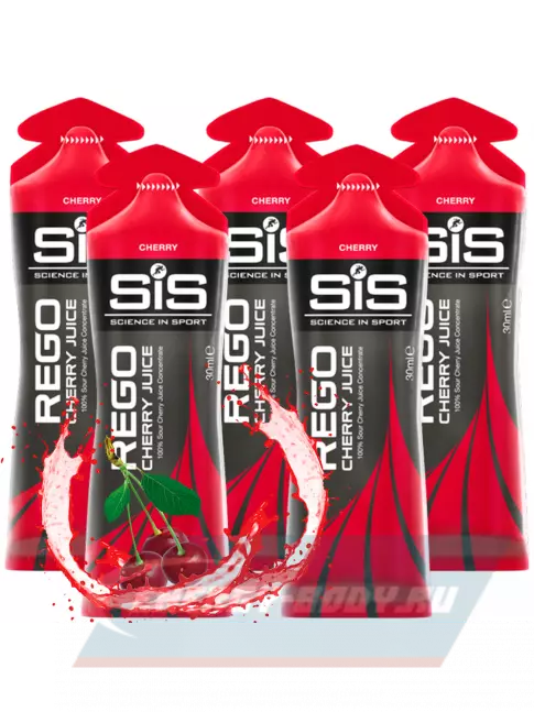 Предтерник SCIENCE IN SPORT (SiS) Rego Cherry Juice 5 x 30 мл, Вишня