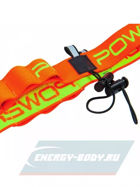 Powerup Ремень для номера и гелей orange Оранжевый